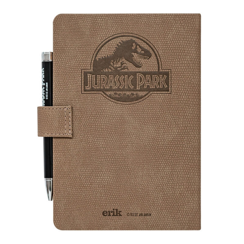 Jurassic Park A5 anteckningsbok med projektorpenna