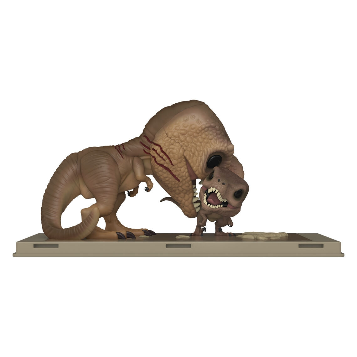 Jurassic Park filmaffisch, Tyrannosaurus Rex & Velociraptor