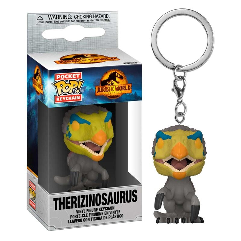 Jurassic World 3 Therizinosaurus POP-nyckelring