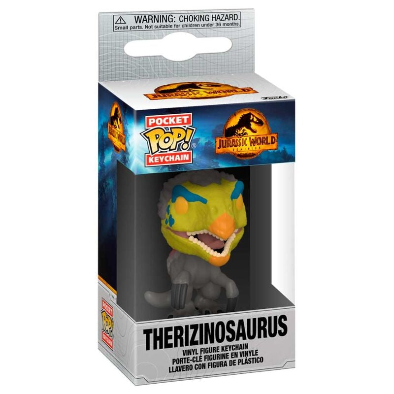 Jurassic World 3 Therizinosaurus POP-nyckelring