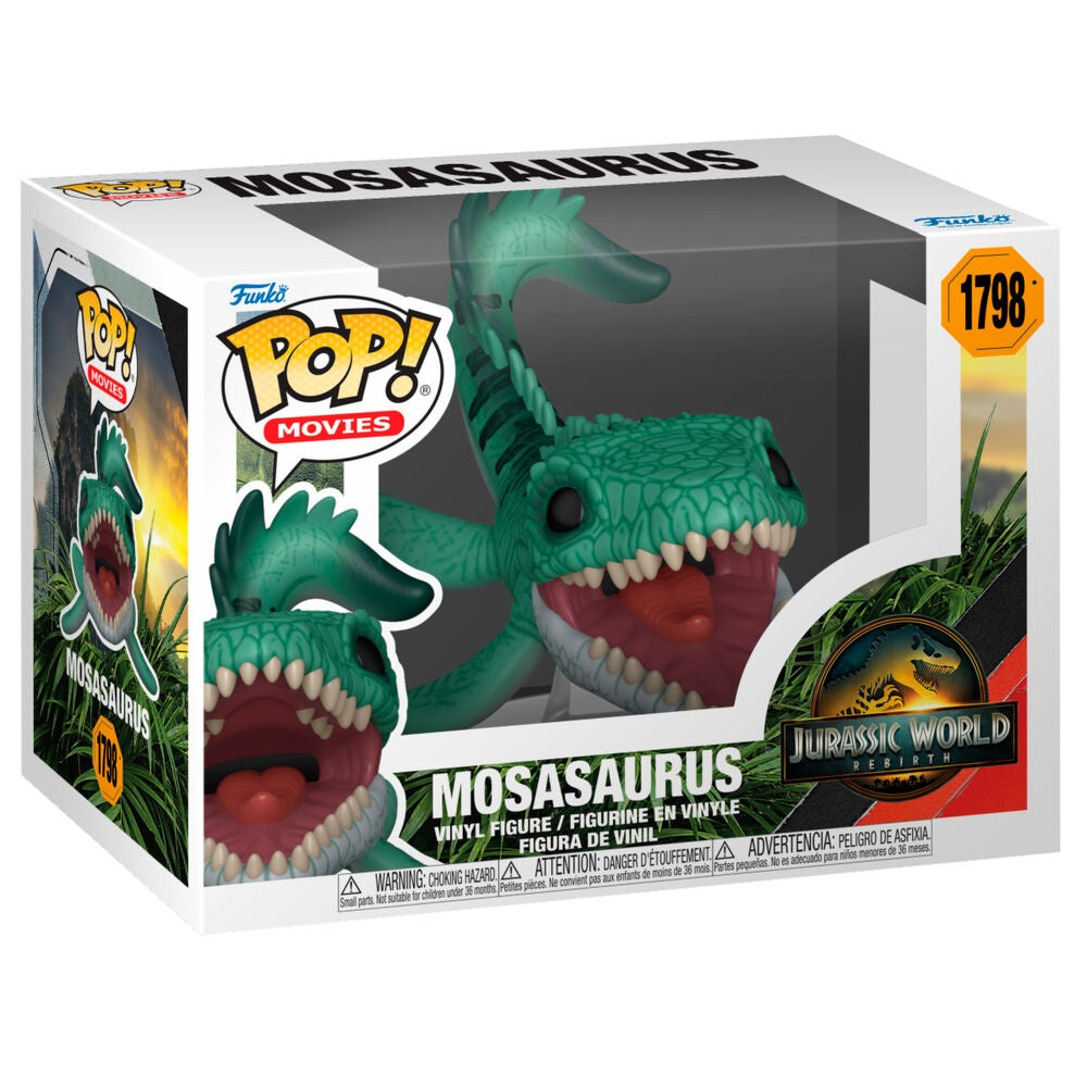 Jurassic World 5 Mosasaurus figur, realistisk design, samlarobjekt