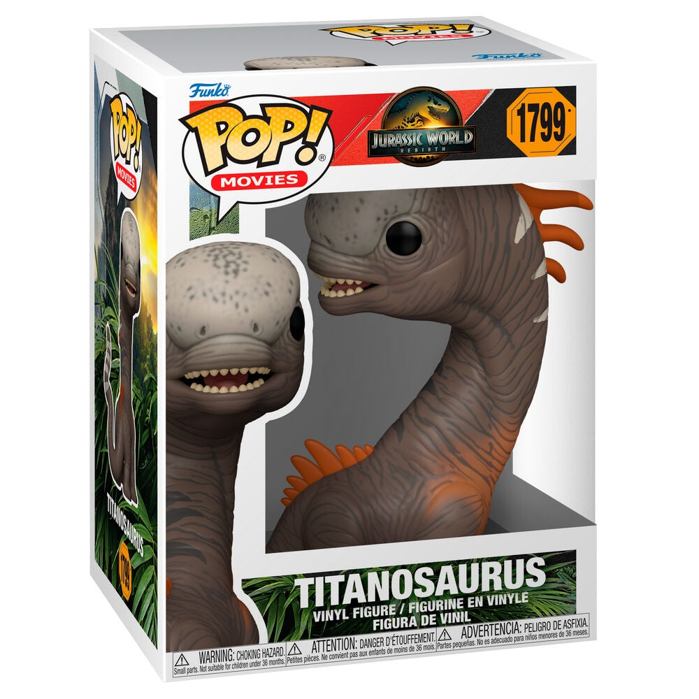 Jurassic World 5 Titanosaurus actionfigur, 12-tums storlek