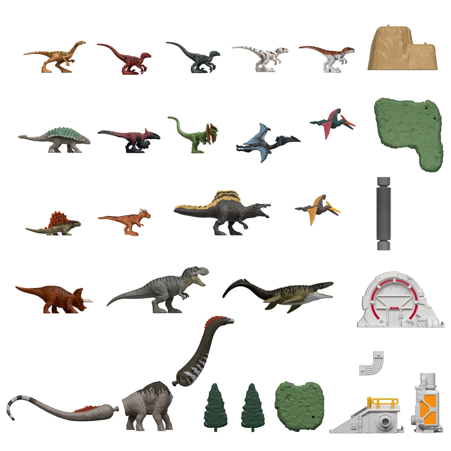 Jurassic World Adventskalender med dinosauriefigurer