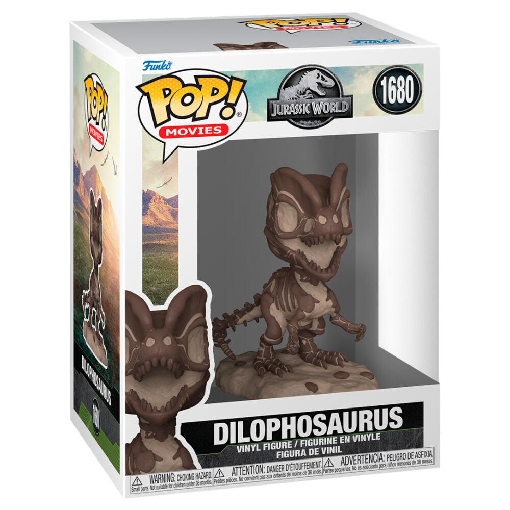 Jurassic World Dilophosaurus Action Figur, 6-tums storlek
