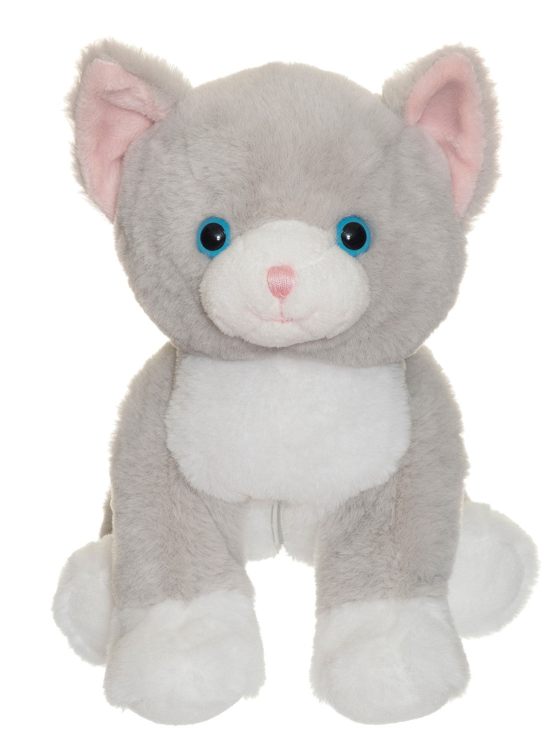 Kattplyschleksak med avtagbar kattunge, 30 cm