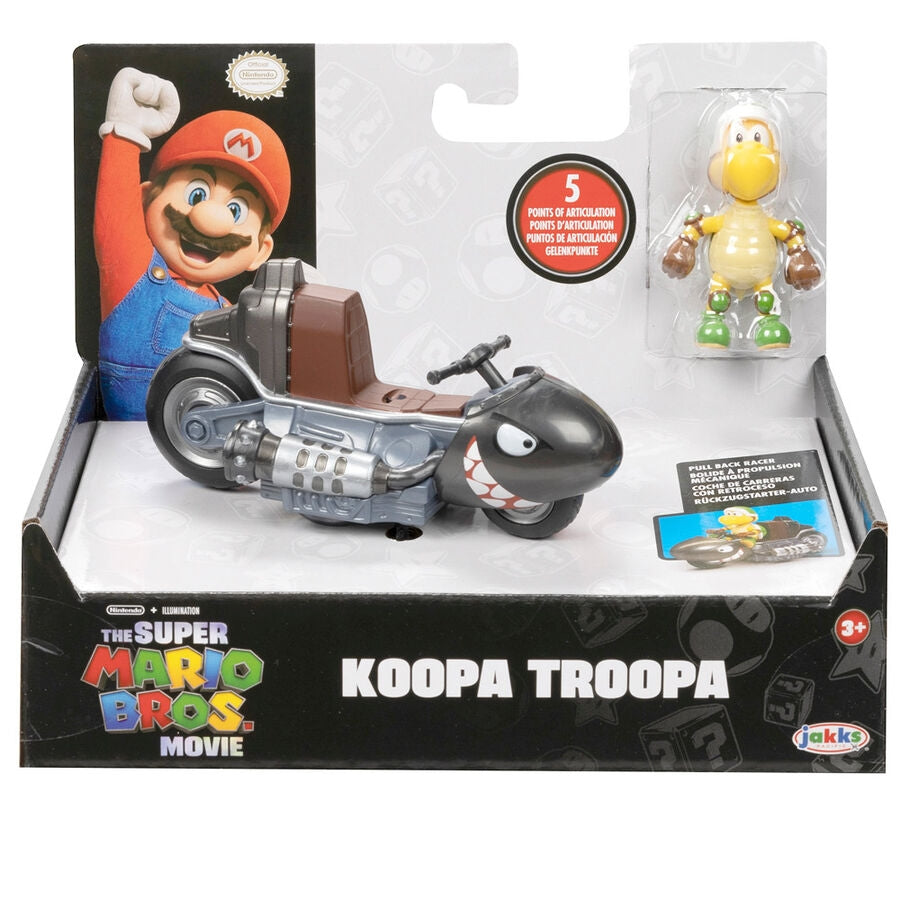 Koopa Troopa Kartfigur, 6 cm samlarleksak