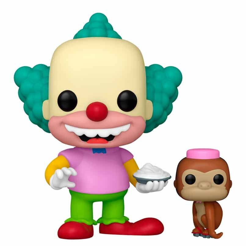 Krusty the Clown Actionfigur med Mr. Teeny, 5-tums samlarobjekt