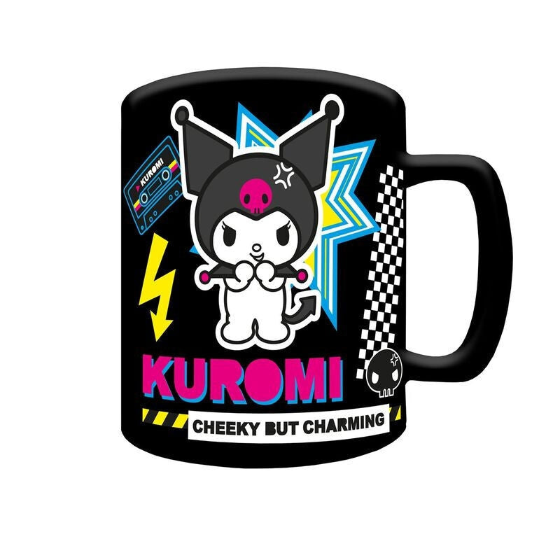 Kuromi Mugg med Teddy Bear Cover, 440ml Kapacitet
