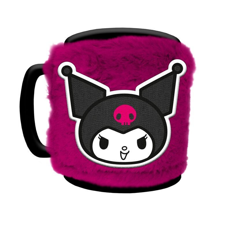 Kuromi Mugg med Teddy Bear Cover, 440ml Kapacitet
