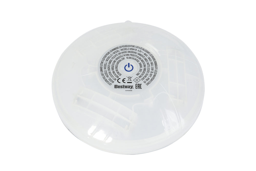 LED poollampa, batteridriven, utomhusbelysning