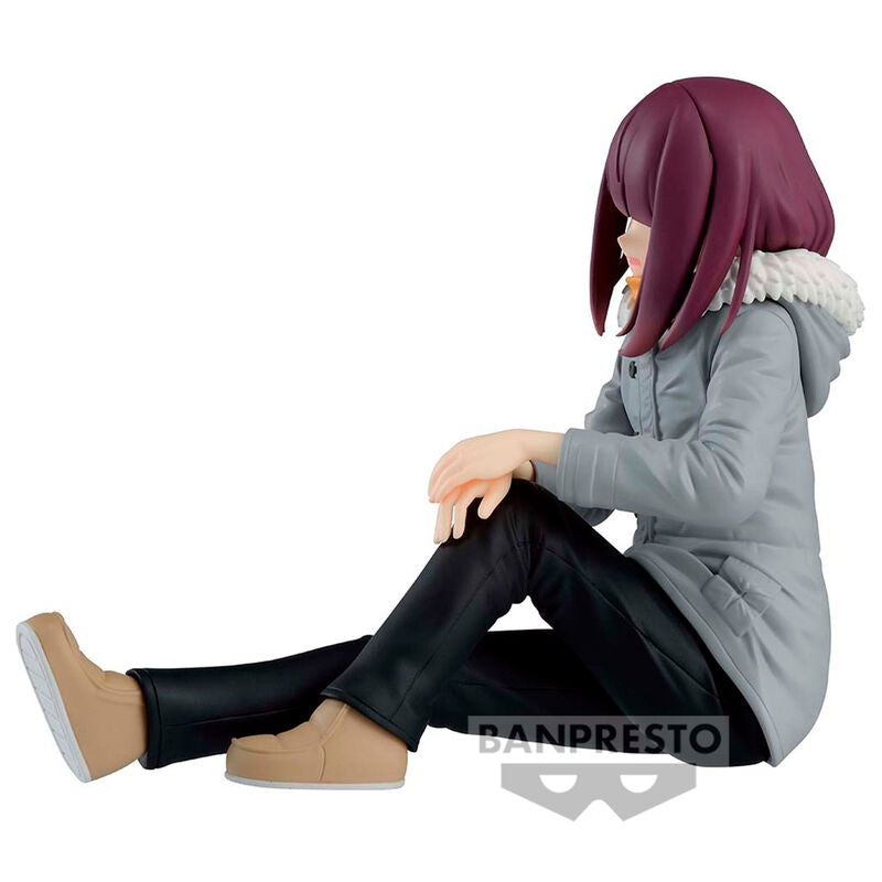 Laid-Back Camp Ayano Toki-figur, 10 cm samlarleksak