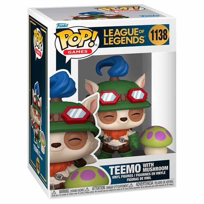 League of Legends Teemo-figur med svamptillbehör