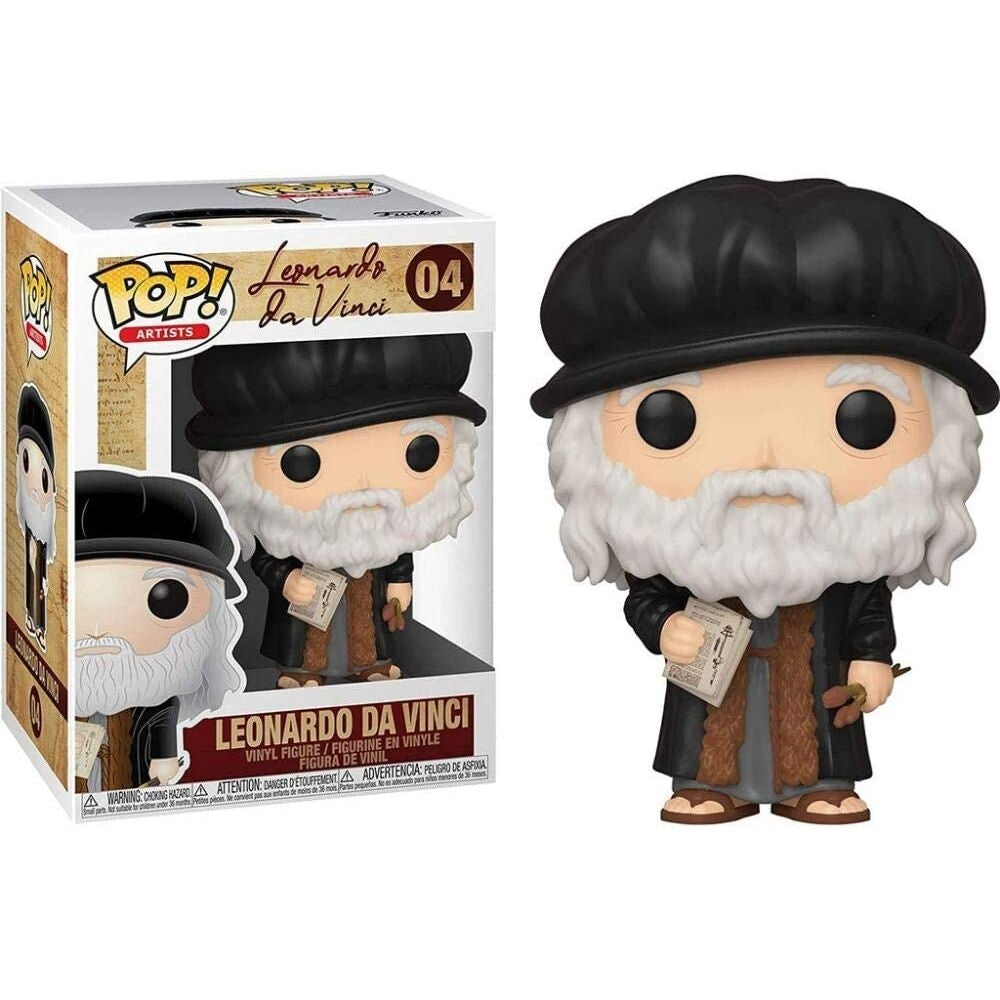 Leonardo Da Vinci POP-figur - samlarbar vinylleksak