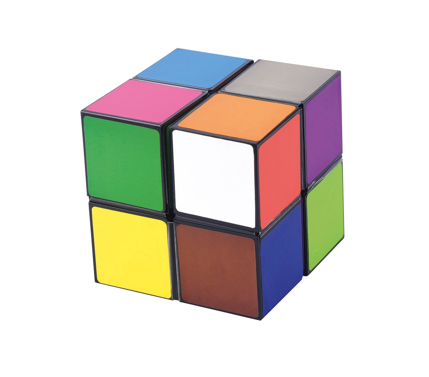 Magisk kubpussel, stresslindring och fokus, 5x5x5 cm