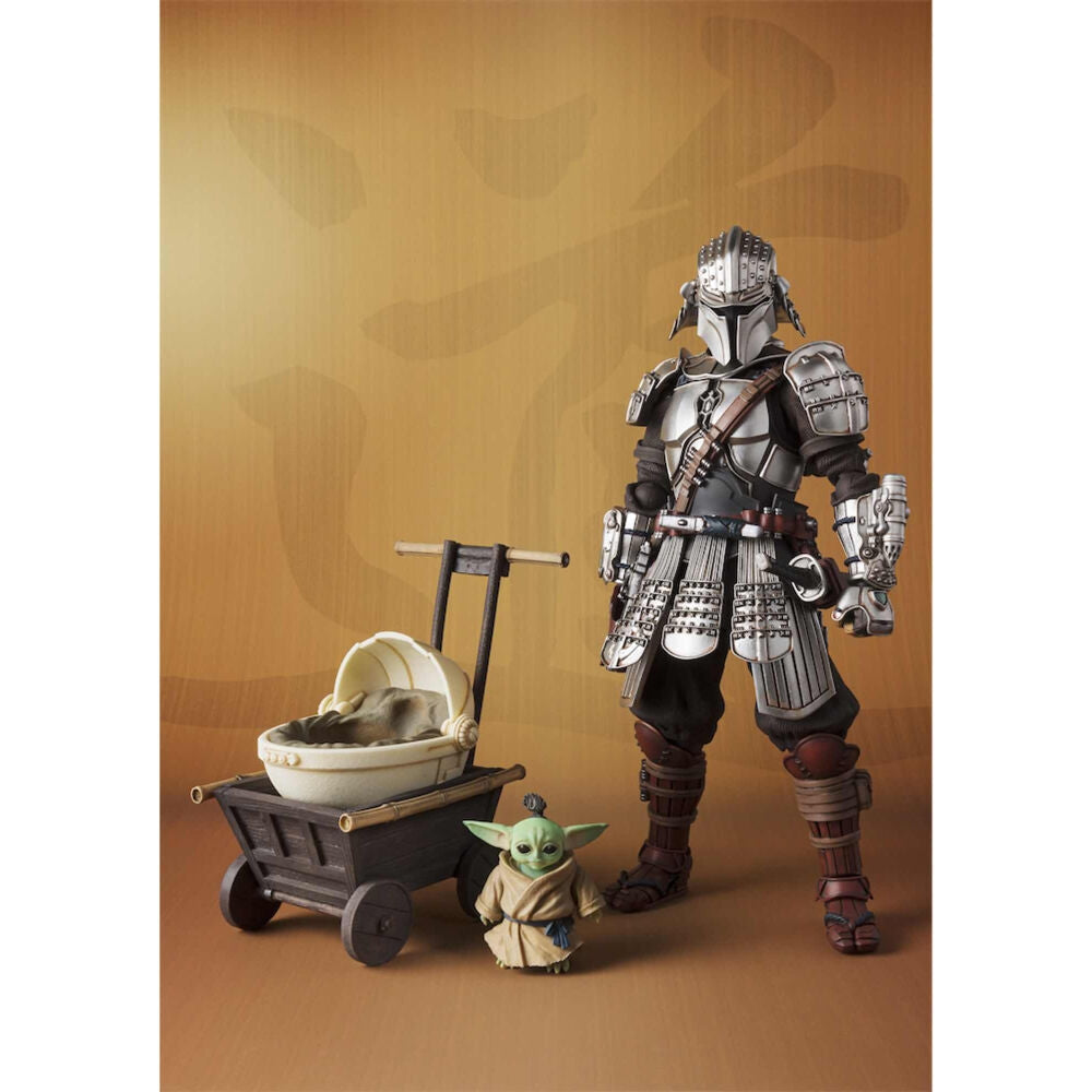 Mandalorian Beskar rustningsset med 18 cm Grogu-figur
