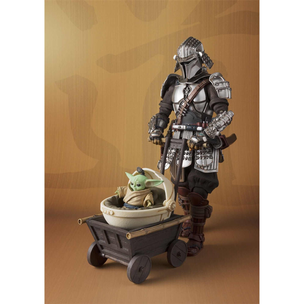 Mandalorian Beskar rustningsset med 18 cm Grogu-figur