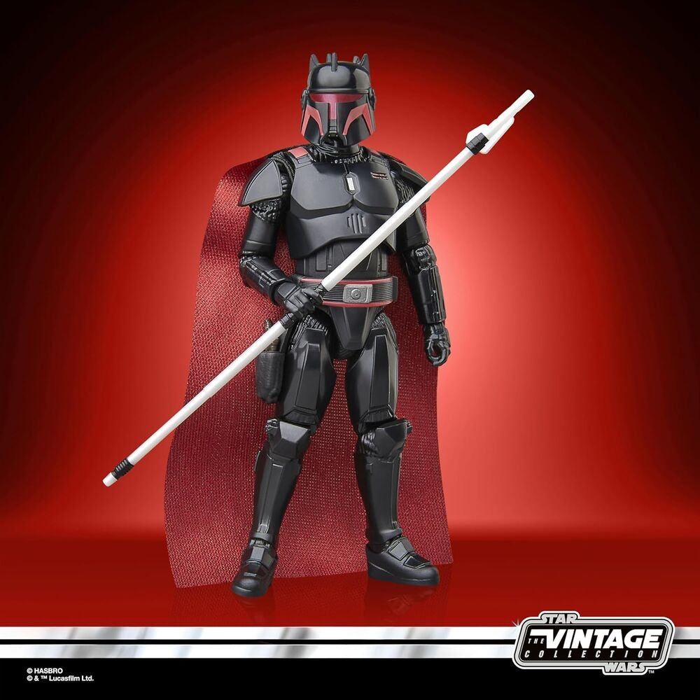 Mandalorian Dark Trooper Armor Figur, 9,5 cm samlarobjekt