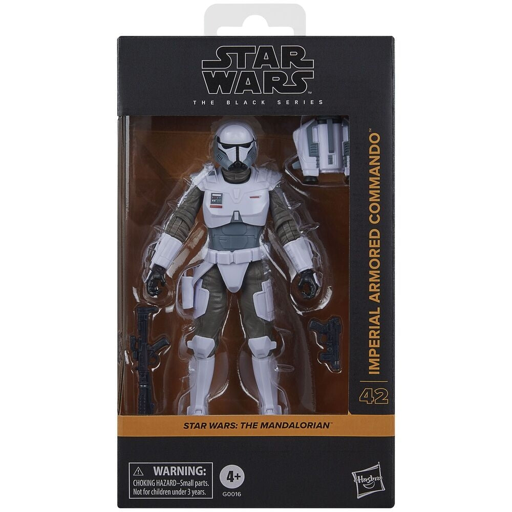 Mandalorian Imperial Armored Commando Figur, 15 cm lång