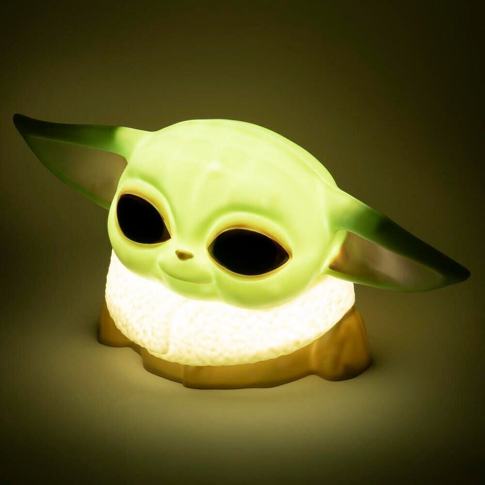 Mandalorian Yoda 3D-ljus, LED, nattljus, heminredning
