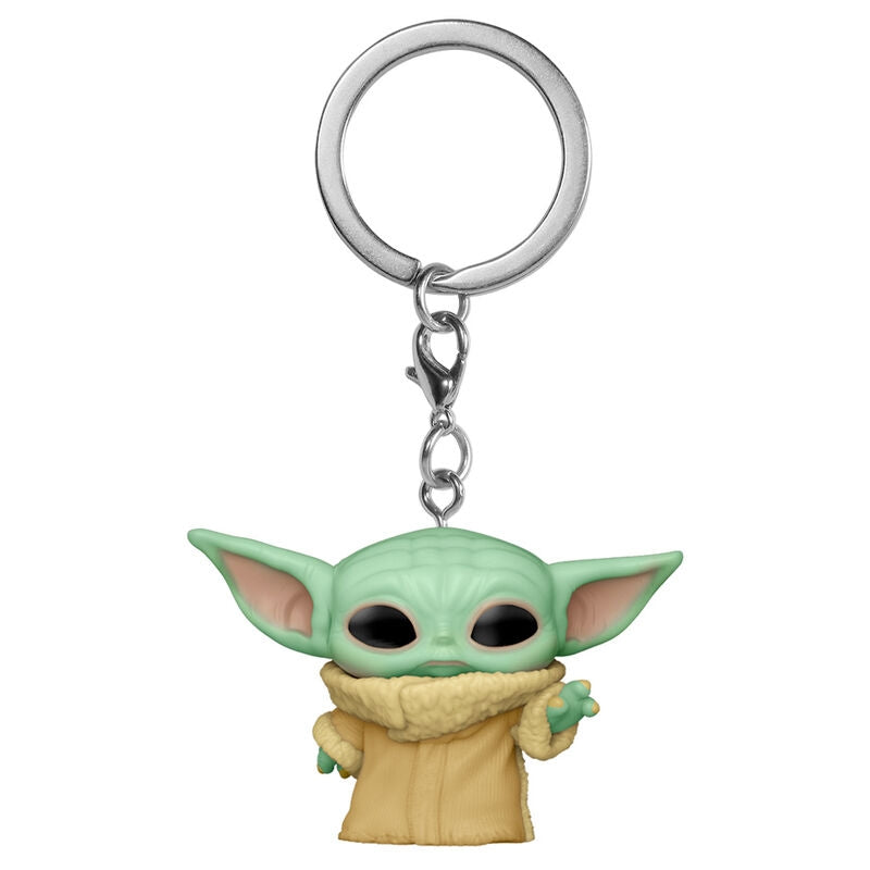 Mandalorian Yoda Pocket POP-nyckelring - Star Wars Collectible