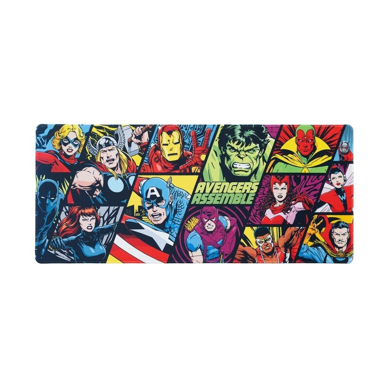 Marvel Avengers spelbordsmatta, stor storlek, slitstarkt material