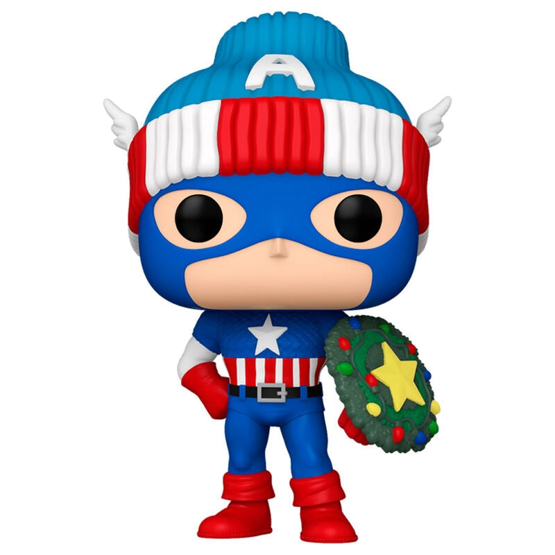 Marvel Captain America Holiday Figur, 6-tums samlarleksak