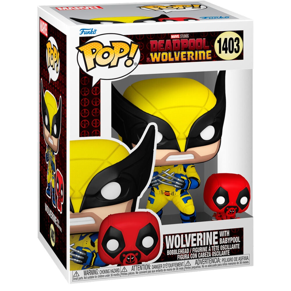 Marvel Deadpool & Wolverine Figur - Wolverine med Babypool