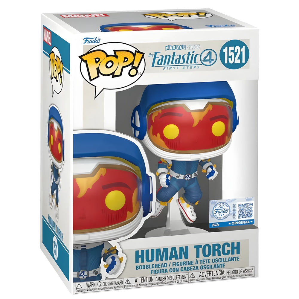 Marvel Fantastic Four Human Torch Action Figur 6-tums samlarobjekt