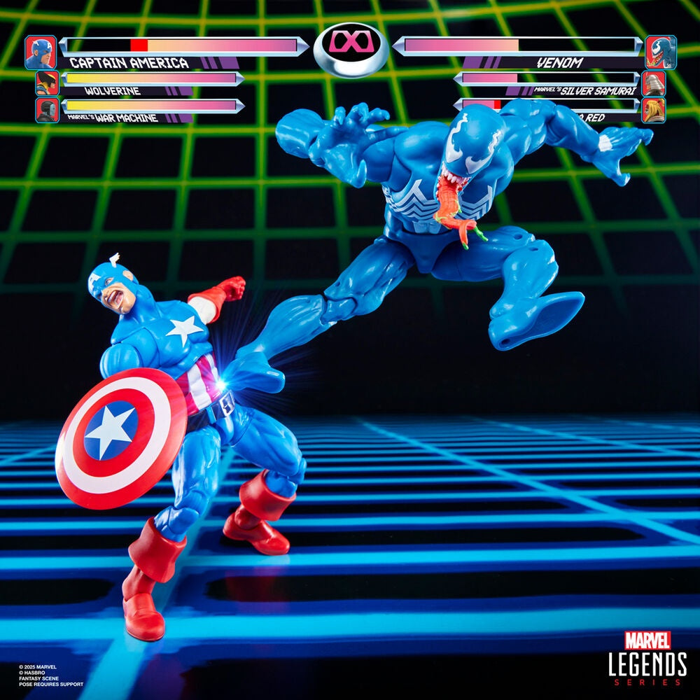 Marvel Legends Gameverse Captain America & Venom 15 cm figurpaket