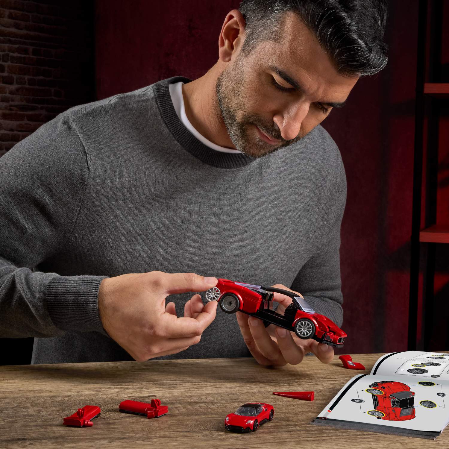 Maserati MC20 modellbyggsats, skala 1:32, 250 delar