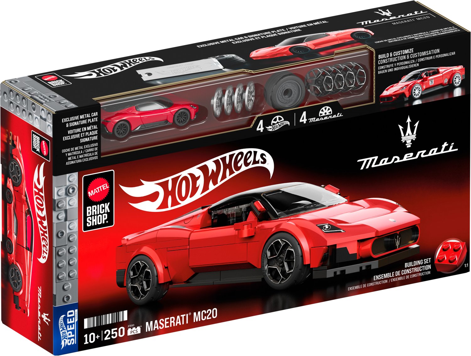 Maserati MC20 modellbyggsats, skala 1:32, 250 delar