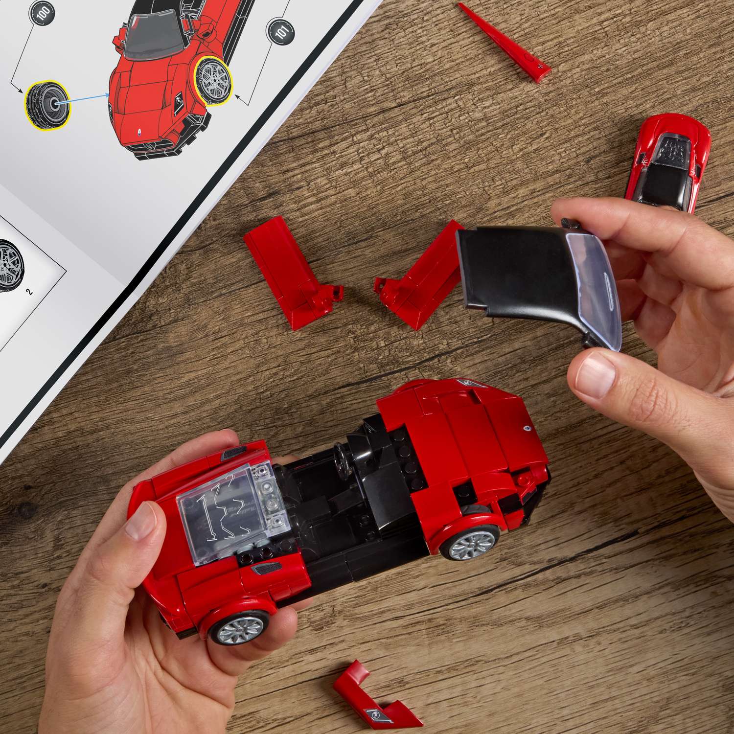 Maserati MC20 modellbyggsats, skala 1:32, 250 delar