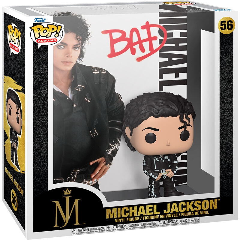 Michael Jackson Bad Pop Figure Album, Collectible Vinyl Edition