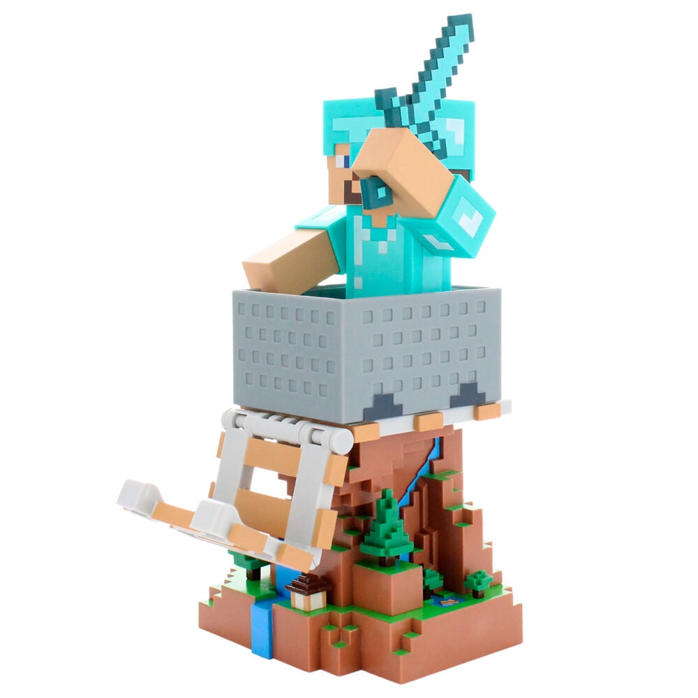Minecraft Diamond Steve-figur, 20 cm samlarleksak