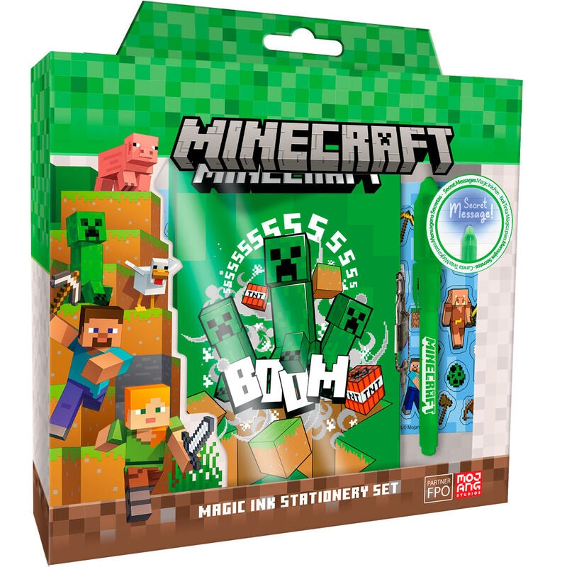 Minecraft Magic Pen Notebook med tomma sidor för ritning