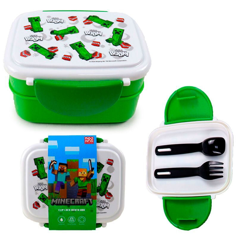 Minecraft TNT Lunchbox med bestickset