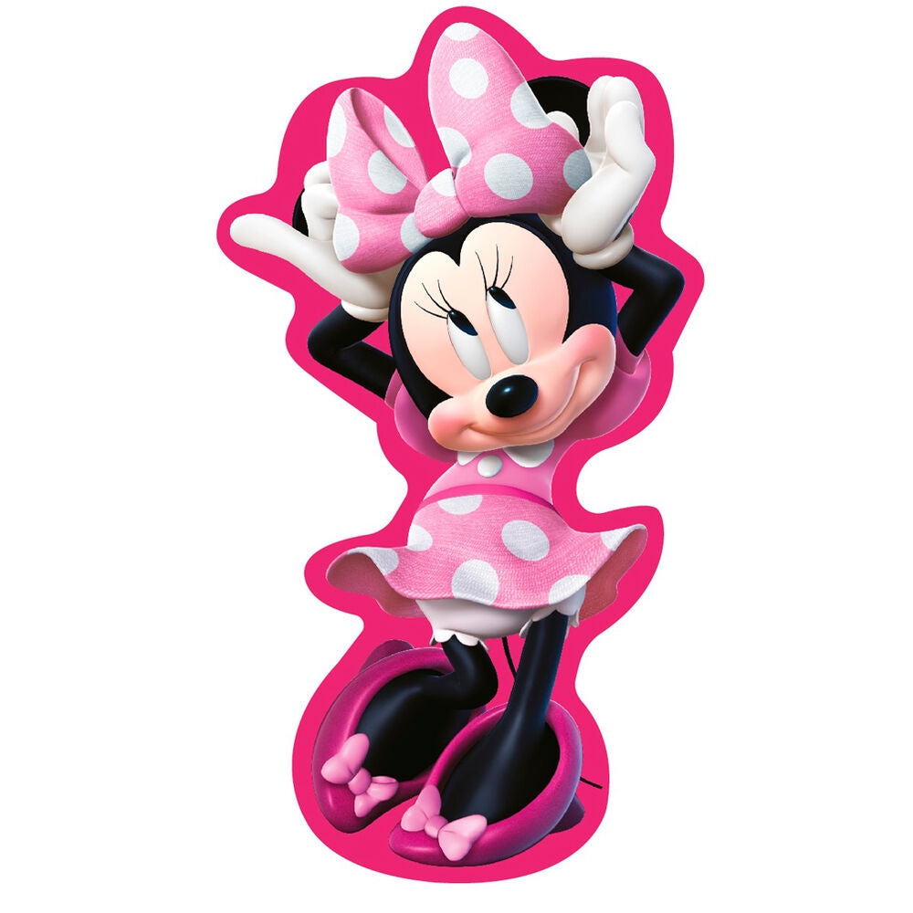 Minnie Mouse 3D-kudde för barn, mjuk och bekväm