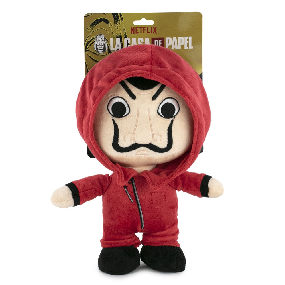 Money Heist plyschleksak, 25 cm storlek, mjuk och gosig