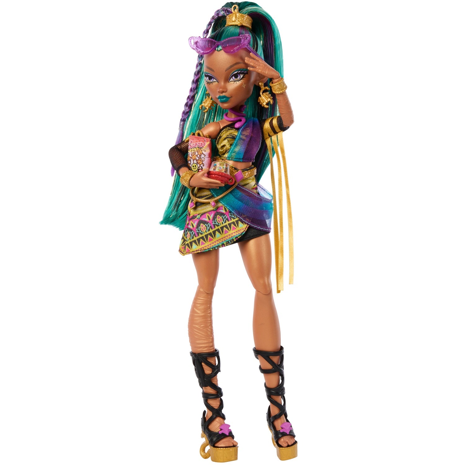 Monster High Nefera-docka med tillbehör
