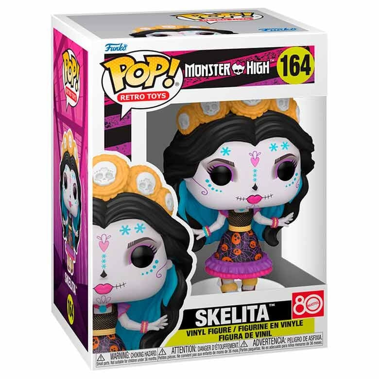 Monster High Skelita Doll med tillbehör och artikulation