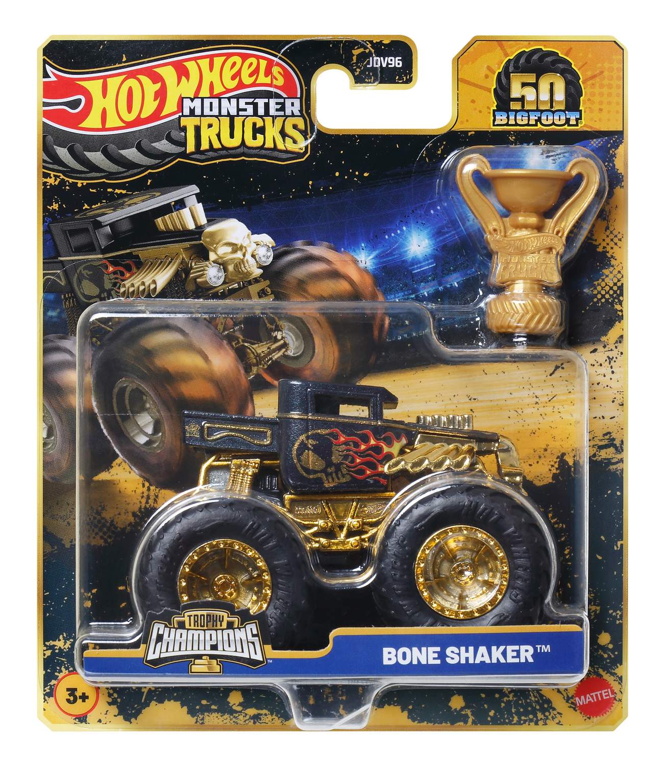 Monstertruck Bigfoot Skala 1:64, Gold Trophy Edition