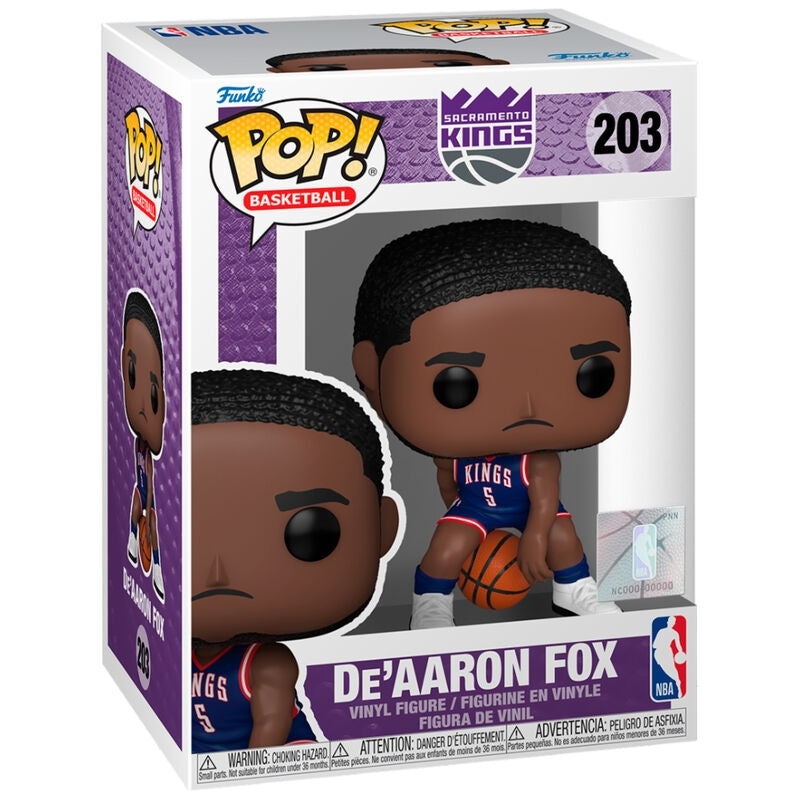 NBA Sacramento Kings De'Aaron Fox popfigur samlarobjekt