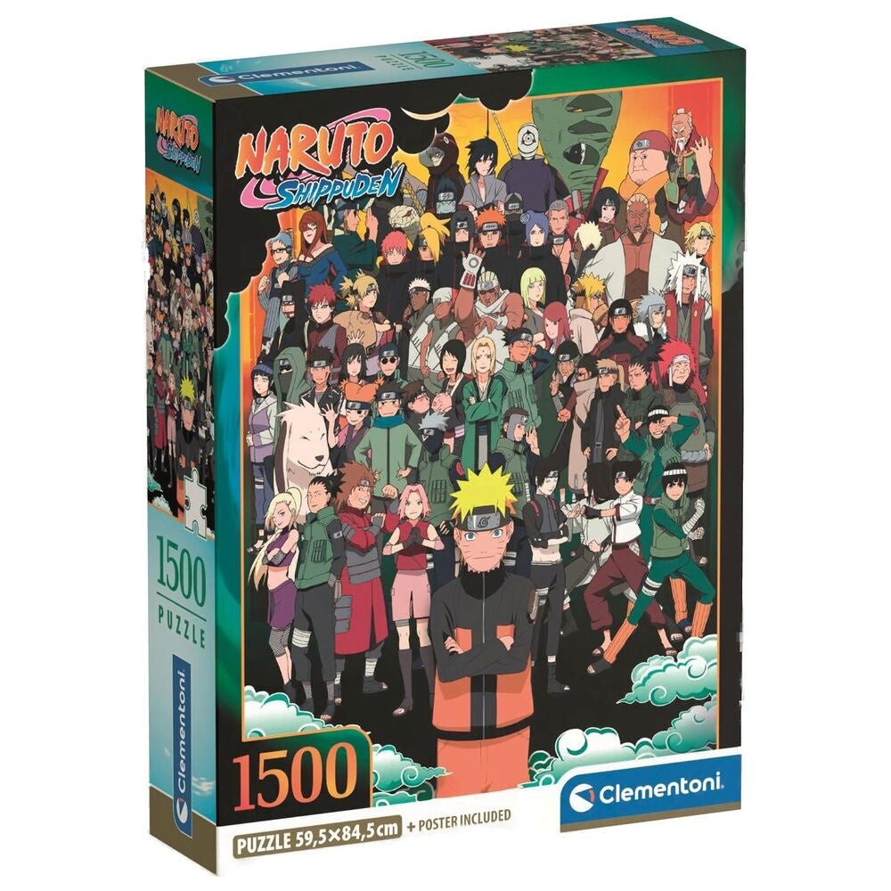 Naruto Shippuden 1500-bitars pussel för fans och samlare