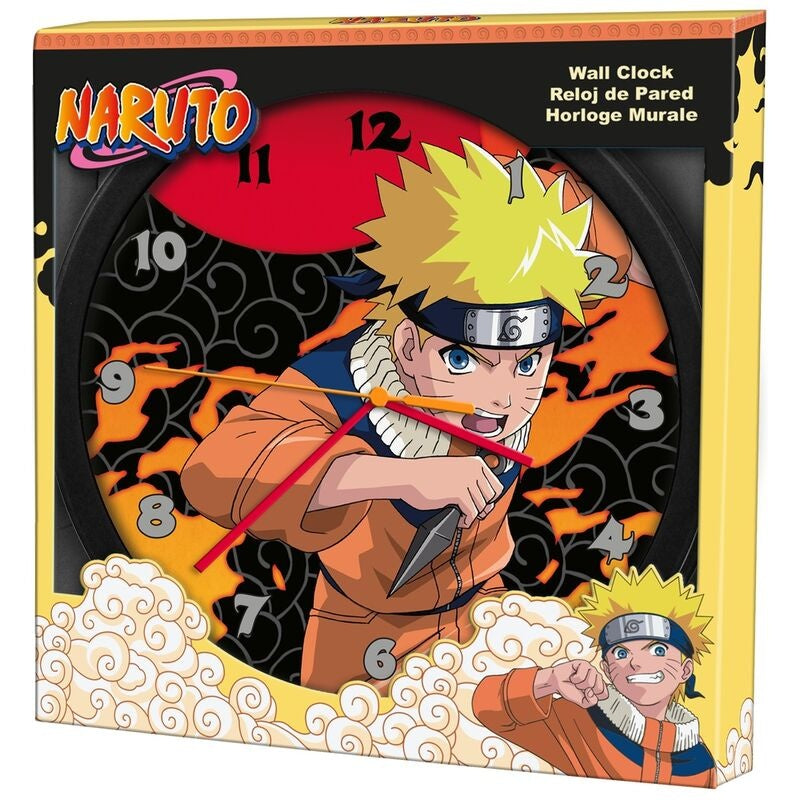 Naruto Shippuden Väggklocka, 12-tums, Quartz Movement
