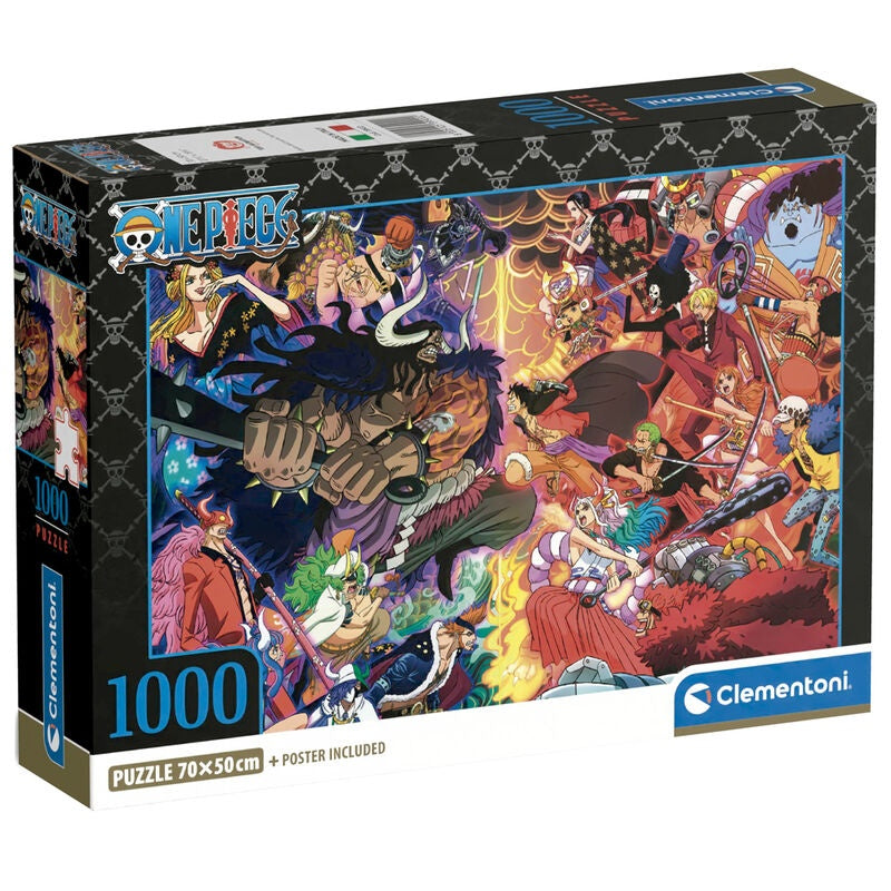 One Piece 1000-bitars pussel för vuxna och barn