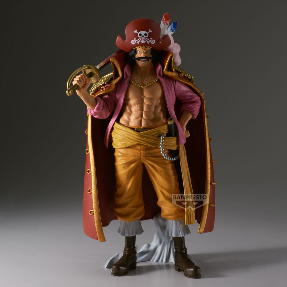 One Piece Anime Figur, Gol D. Roger, 30 cm samlarobjekt