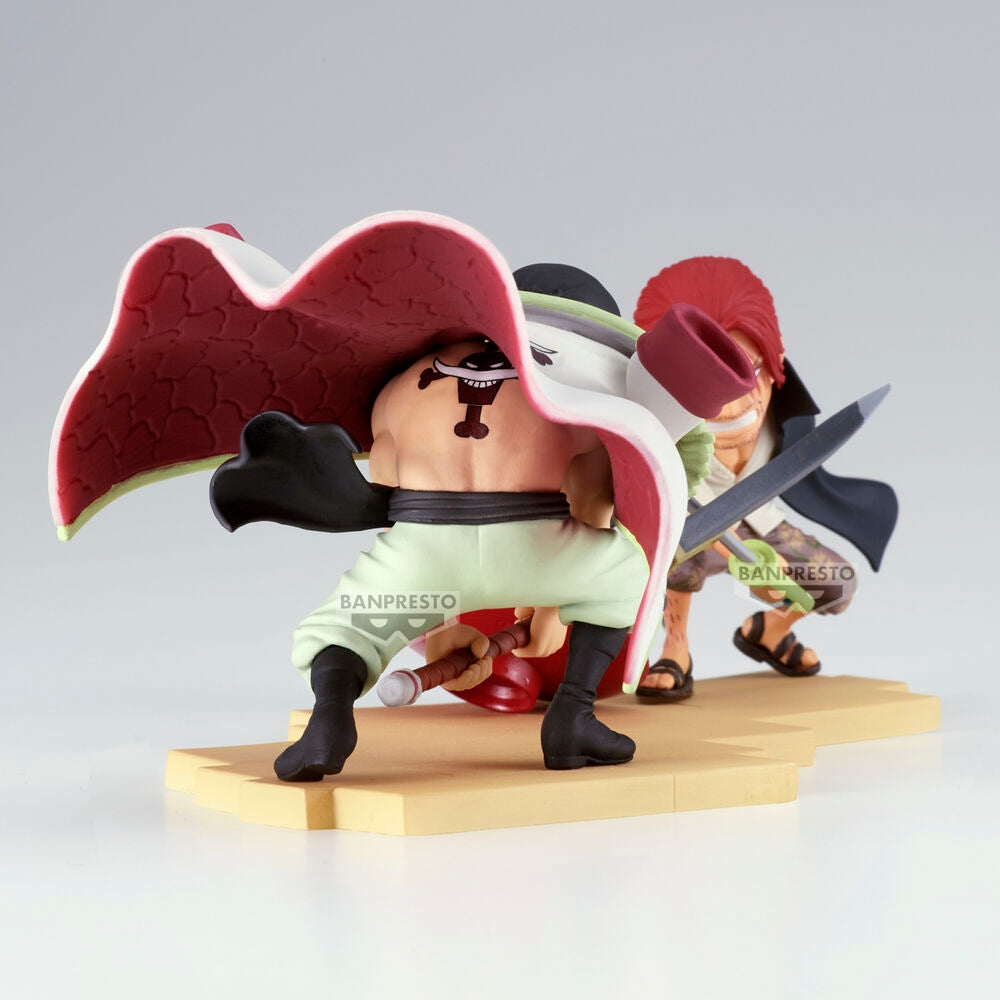 One Piece Collectible Figur: Edward Newgate vs Shanks, 13 cm