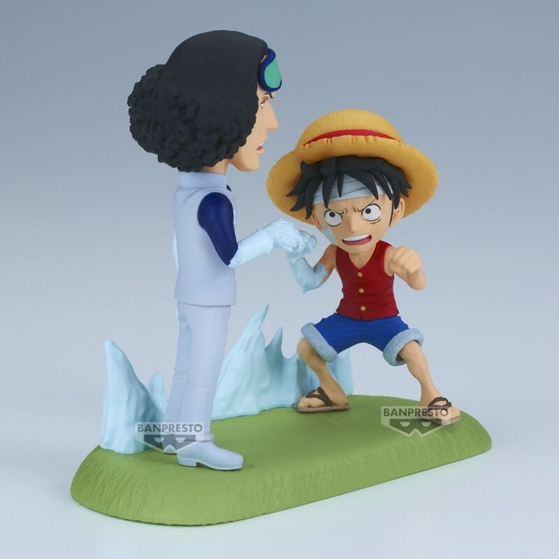 One Piece Collectible Figur Monkey D. Luffy vs Kuzan 9 cm