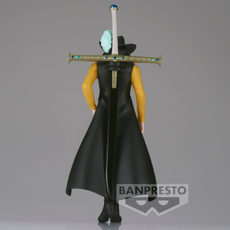 One Piece Dracule Mihawk Shukko-figur, 16 cm samlarobjekt