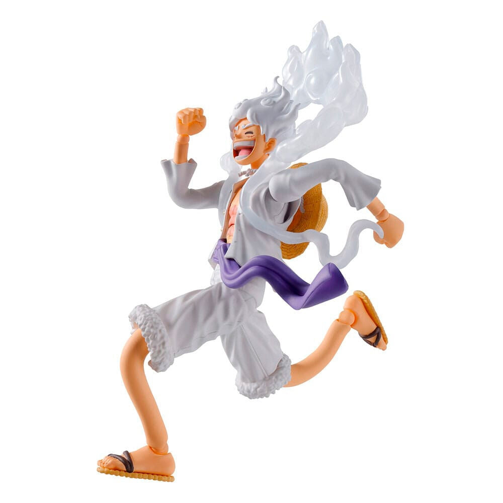 One Piece Gear 5 Monkey D. Luffy figur, 15,5 cm samlarobjekt